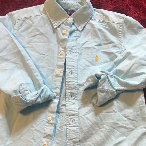 baby polo button down shirt